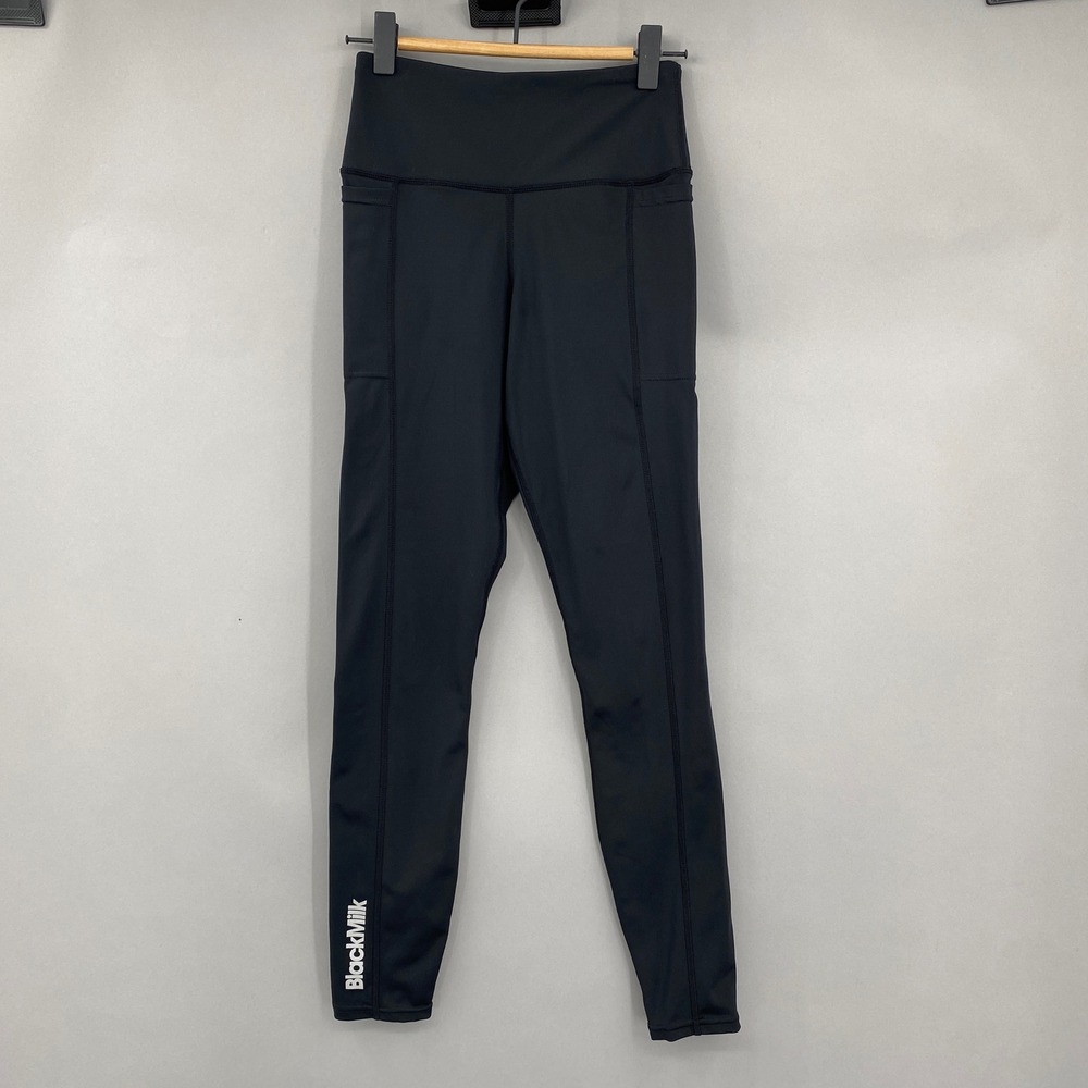 BlackMilk Black Pocket Leggings Womens XS Activewear Workout Yoga High Waist